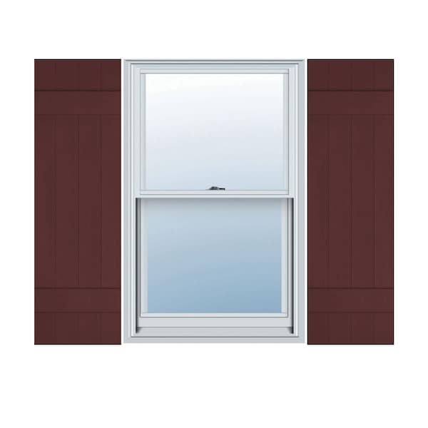 Ekena Millwork Lifetime Vinyl, TailorMade 4 Board Joined (2 Batten), Board-n-Batten, Shutter Loks, LJ4C14X04900BD, PR LJ4C14X04900BD - main